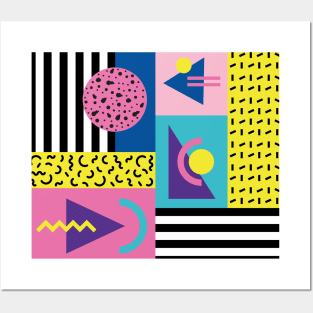 Memphis Pattern 52 / 80s Retro Posters and Art